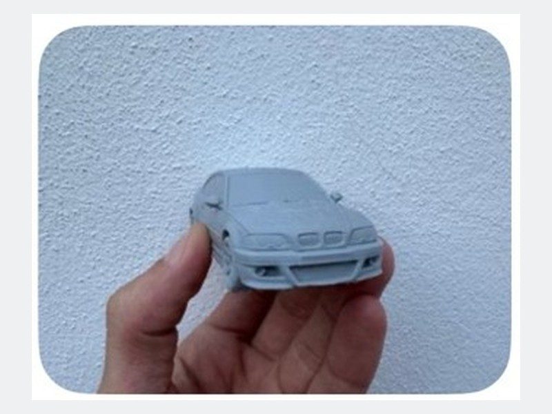 Miniatura BMW M3 E46 3D impreso en 3D