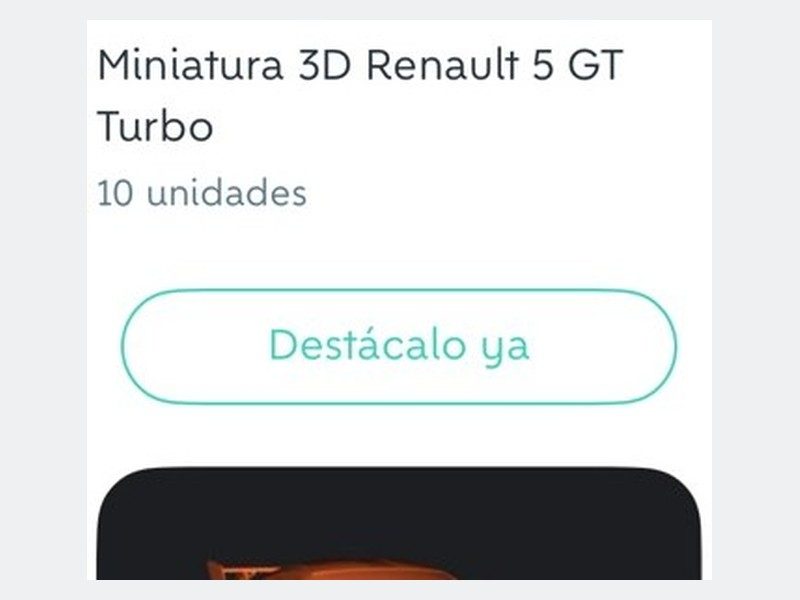Mercedes AMG GT Miniatura 3D impreso en 3D