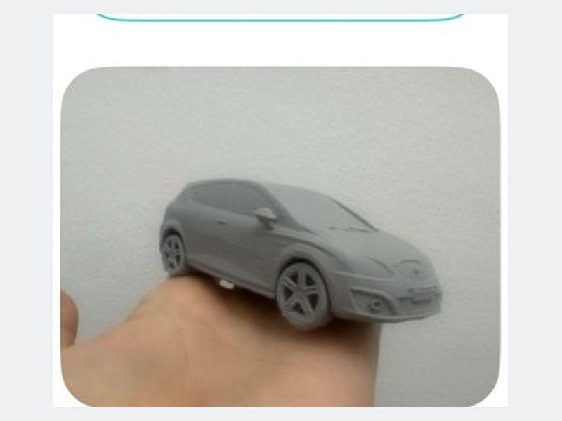 Miniatura Seat León MK2 3D impreso en 3D